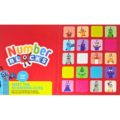 Carticica Deschide ferestrele - Numberblocks 1-20