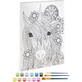 Grafix Tablou pictez pe numere - Unicorn