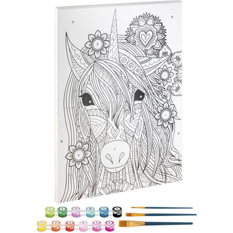 Grafix Tablou pictez pe numere - Unicorn