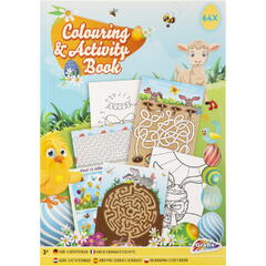 Carte de colorat si activitati distractive - Paste Fericit