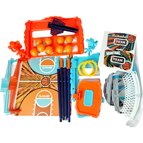 Bufnitel Arunca mingea la cosul de baschet ( joc dublu)