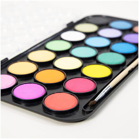 Galt Set 21 acuarele cu pensula-RESIGILAT