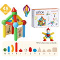 MAGPLAYER Set de constructie magnetic - STICK (48 piese)