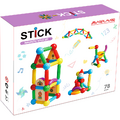 MAGPLAYER Set de constructie magnetic - STICK (78 piese)