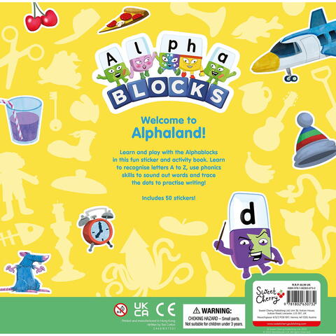 Carticica cu activitati Alphablocks - Lipesc, ma joc & invat