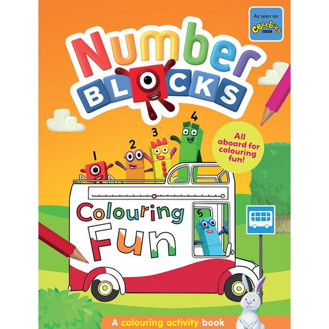 Carte cu activitati Numberblocks - Colorez & ma distrez