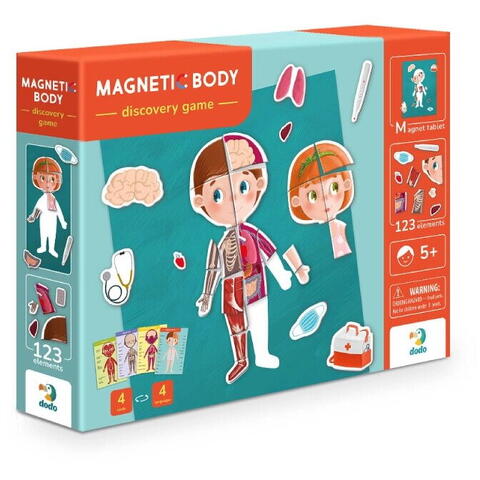 Dodo Joc magnetic - Descopera corpul uman