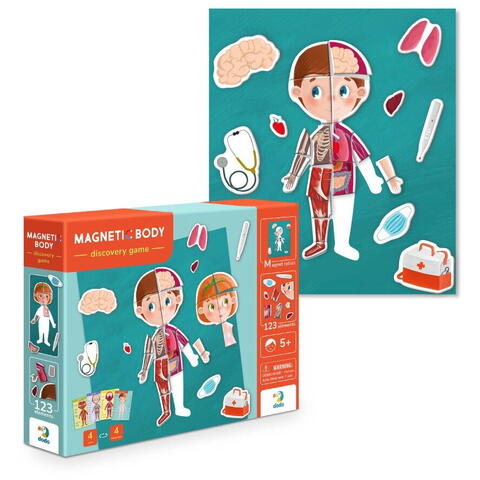 Dodo Joc magnetic - Descopera corpul uman