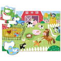 Dodo Puzzle cu surprize - La ferma (18 piese)