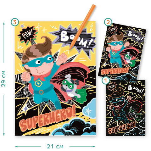 Dodo Set creativ de razuit - Supererou