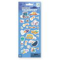 Dodo Set abtibilduri 3D - Mijloace de transport