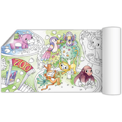 Poster de colorat - La Zoo