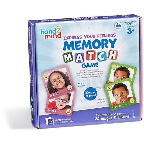 Hand2Mind Joc de memorie - Totul despre emotii