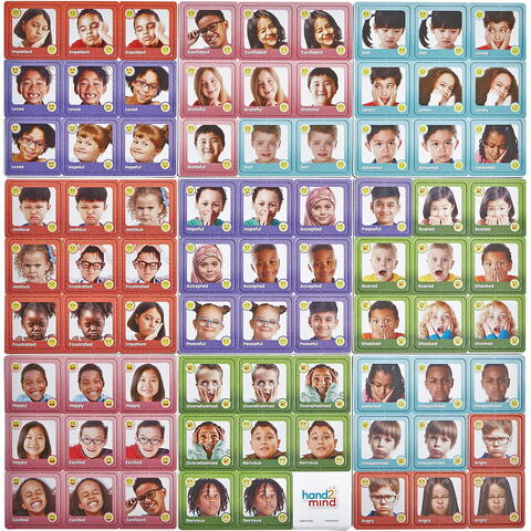 Hand2Mind Joc de memorie - Totul despre emotii