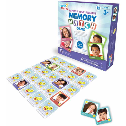 Hand2Mind Joc de memorie - Totul despre emotii