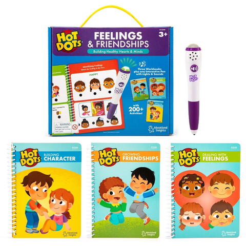 Educational Insights Set Hot Dots®  - Emotii & prietenii