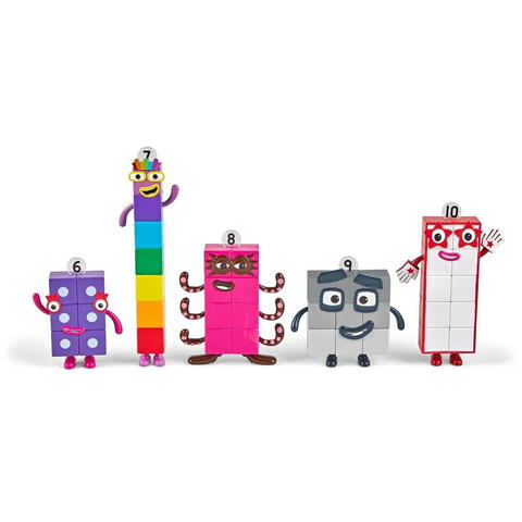 Hand2Mind Set figurine Numberblocks - De la Sase la Zece