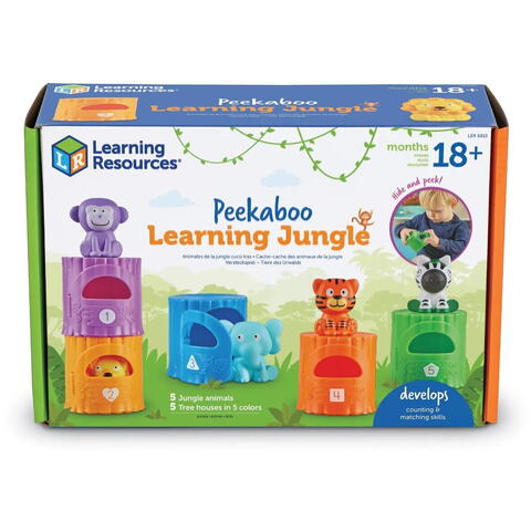 Learning Resources Joc de sortat si numarat - Prietenii din jungla