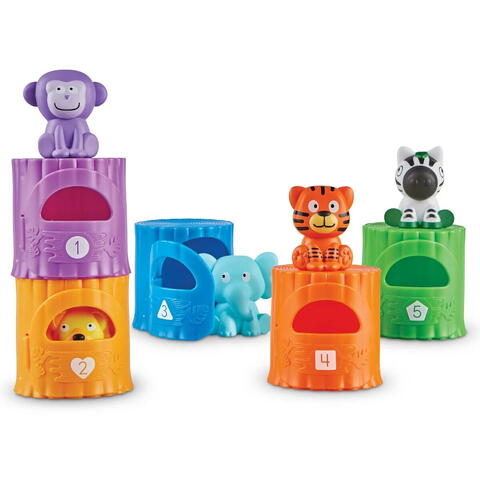 Learning Resources Joc de sortat si numarat - Prietenii din jungla