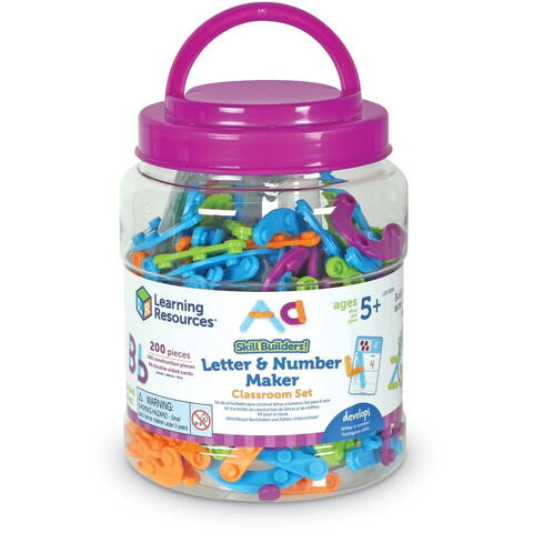 Learning Resources Set constructie - Litere si cifre