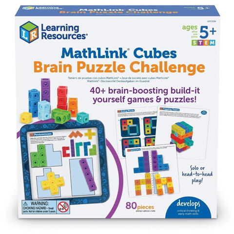 Learning Resources Set MathLink® - Provocari pentru minti geniale