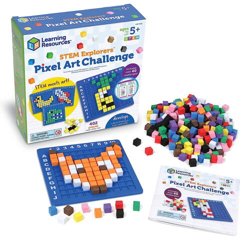 Learning Resources Joc de logica STEM - Arta Pixel