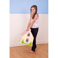 BIGJIGS Toys Casuta din lemn pentru papusi - Flowers - RESIGILAT