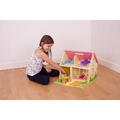 BIGJIGS Toys Casuta din lemn pentru papusi - Flowers - RESIGILAT