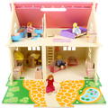 BIGJIGS Toys Casuta din lemn pentru papusi - Flowers - RESIGILAT