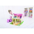 BIGJIGS Toys Casuta din lemn pentru papusi - Flowers - RESIGILAT