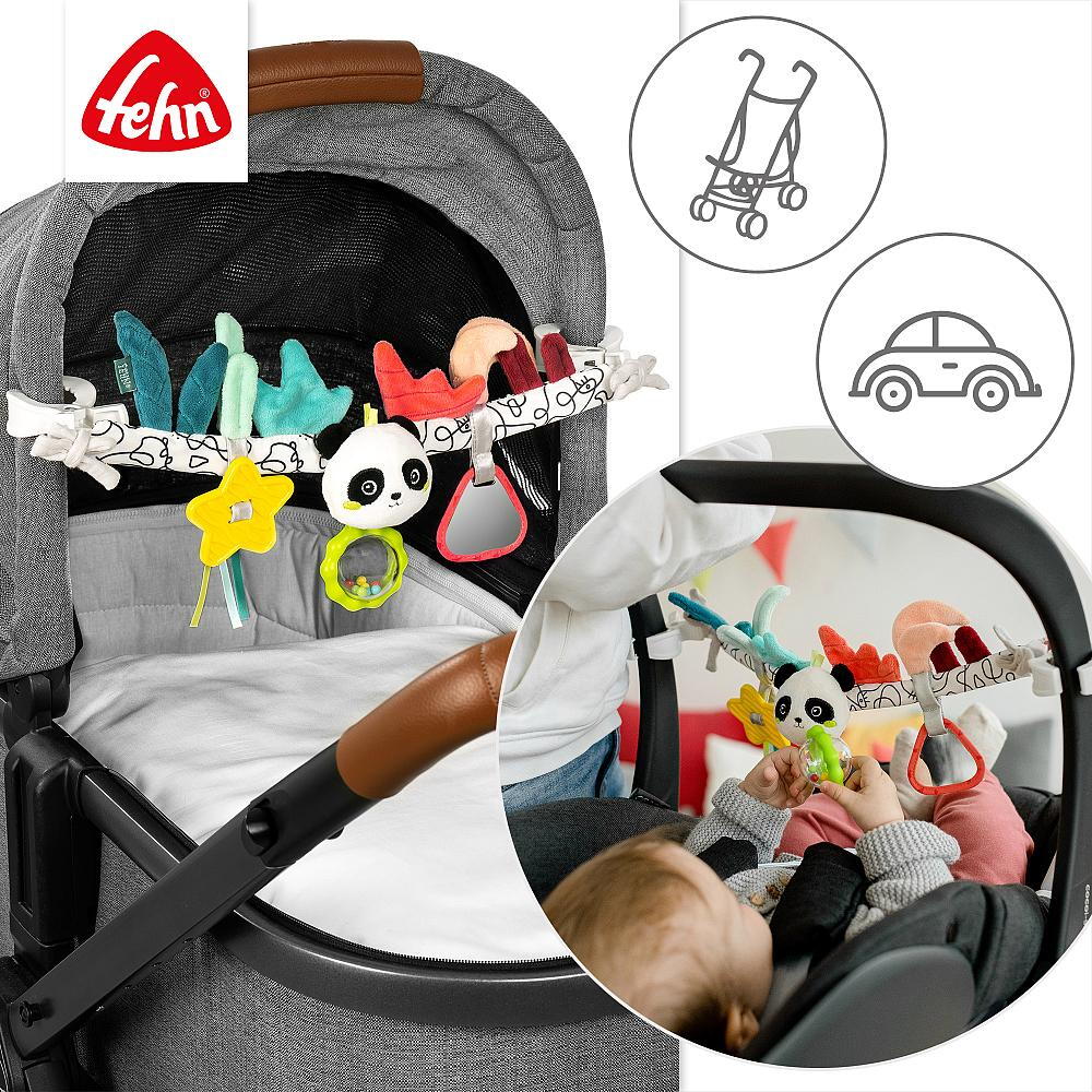 Jucarie carucior Dobabydoo - Ursulet panda [3]