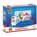 Dodo Puzzle 2 in 1 - Patrula Catelusilor in misiune (60 piese)