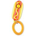 Brightkins Jucarie dresaj caini - Clicker Hot dog