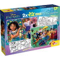 LISCIANI Puzzle de colorat - Encanto (2 x 60 piese)