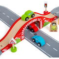 BIGJIGS Toys Circuit auto - Orasul (36 piese)