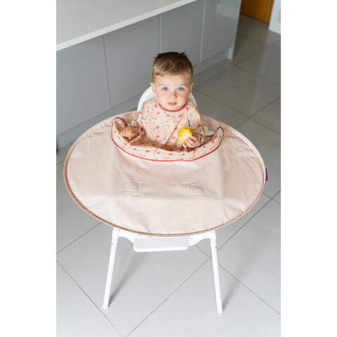 TIDY TOT Kit hranire - Baveta si tava (Vulpite)