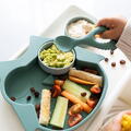 TIDY TOT Set lingurite din silicon - Bufnita & vulpita