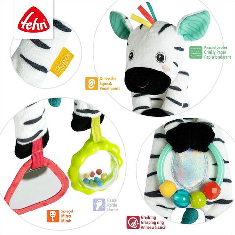 Fehn Jucarie senzoriala bebelusi Dobabydoo - Zebra