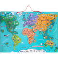 Bufnitel Harta lumii mare - puzzle magnetic (lb.romana) - RESIGILAT