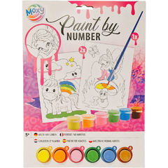 Set pictura pe numere - Unicorn si zana