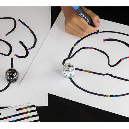 Set 4 markere negre pentru robot Ozobot