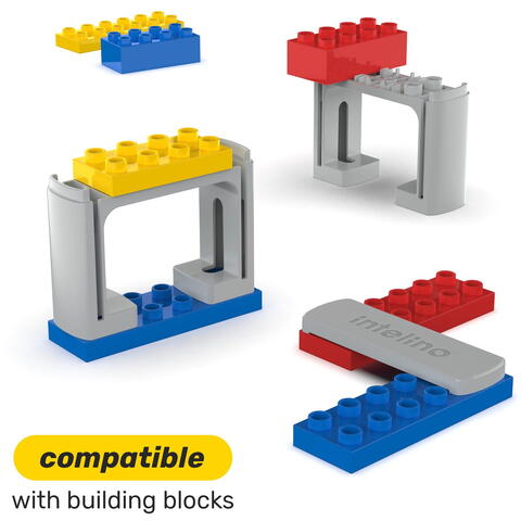 Intelino Extensie Smart Train - Set piloni pentru sine