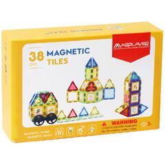 MAGPLAYER Set de constructie magnetic 3D - 38 piese - RESIGILAT