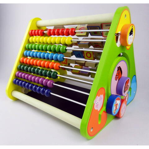 BIGJIGS Toys Centru de activitati - litere si imagini in romana - RESIGILAT