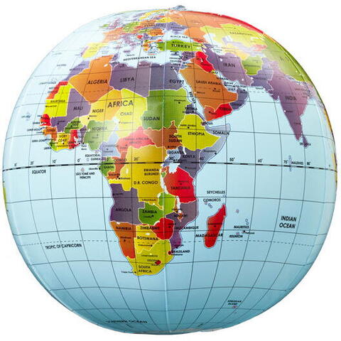 Brainstorm Glob pamantesc gonflabil - 50 cm - RESIGILAT