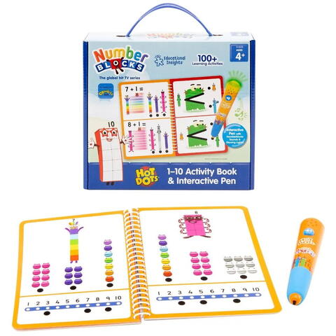 Educational Insights Set Hot Dots® - Numberblocks de la 1 la 10