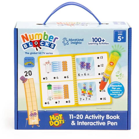 Educational Insights Set Hot Dots® - Numberblocks de la 11 la 20