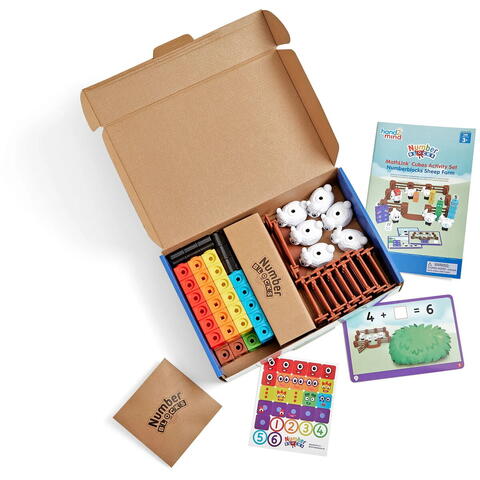 Hand2Mind MathLink®Cubes Numberblocks - Ferma oitelor