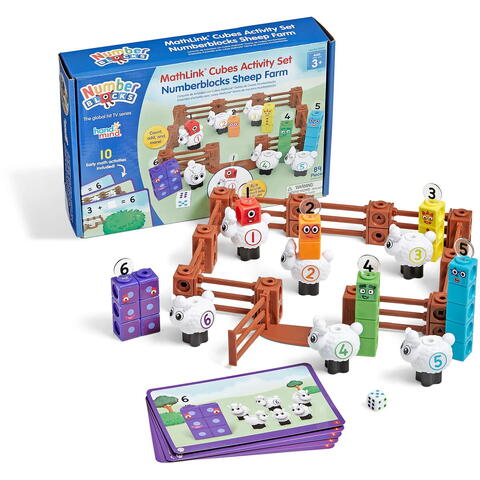 Hand2Mind MathLink®Cubes Numberblocks - Ferma oitelor
