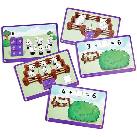 Hand2Mind MathLink®Cubes Numberblocks - Ferma oitelor